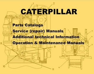 CATERPILLAR diesel engine spare parts