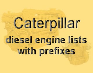 PDF Manuals and Parts Catalog for CATERPILLAR engine