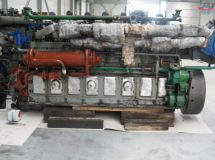 MAK 8M332AK Complete Diesel Engine and Crankshaft