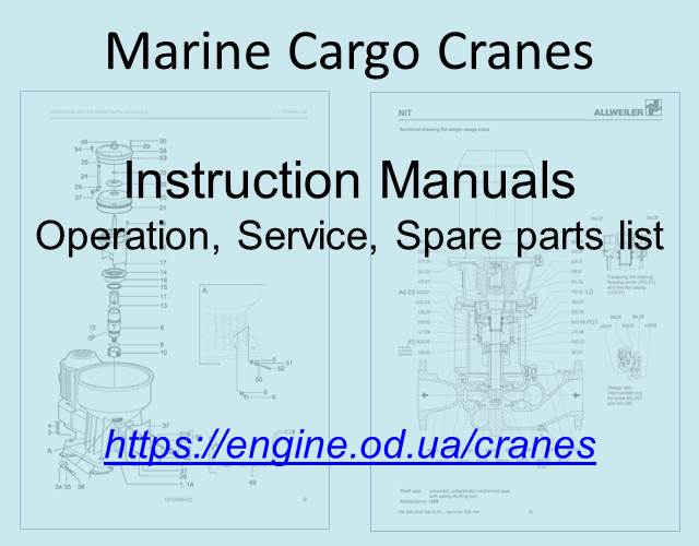 Marine Cargo Cranes PDF Manuals and Spare Parts Catalogs