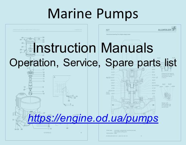 Marine Pumps PDF Manuals and Spare Parts Catalogs
