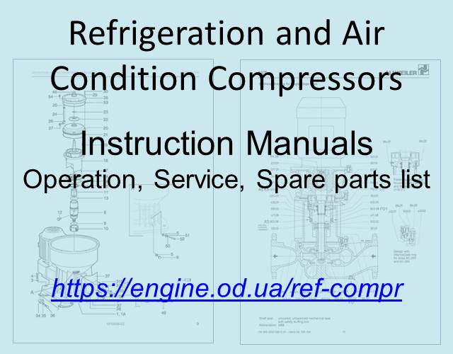 Marine Ref. Compressors PDF Manuals and Spare Parts Catalogs