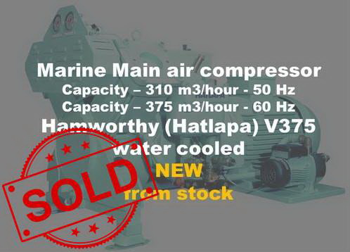 Marine compressor V375 from stock