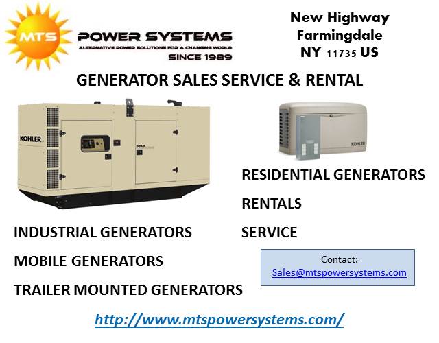 Generator sales service & rental