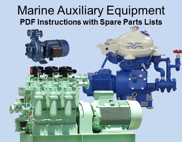 Marine auxiliary equipment PDF Technical Manuals and Spare Parts Catalogs