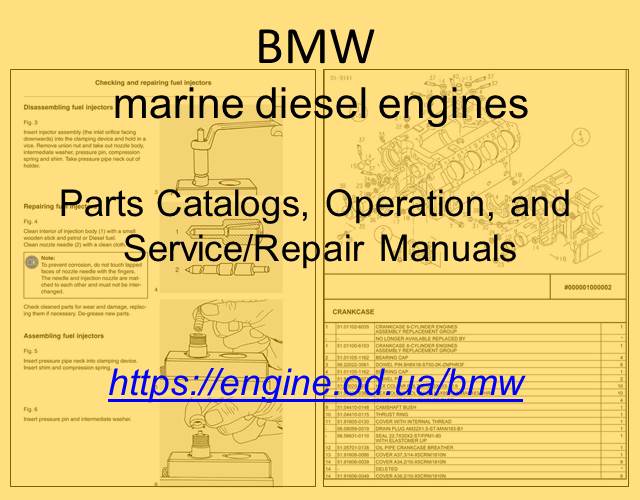 BMW Diesel engine PDF Technical Manuals and Spare Parts Catalogs
