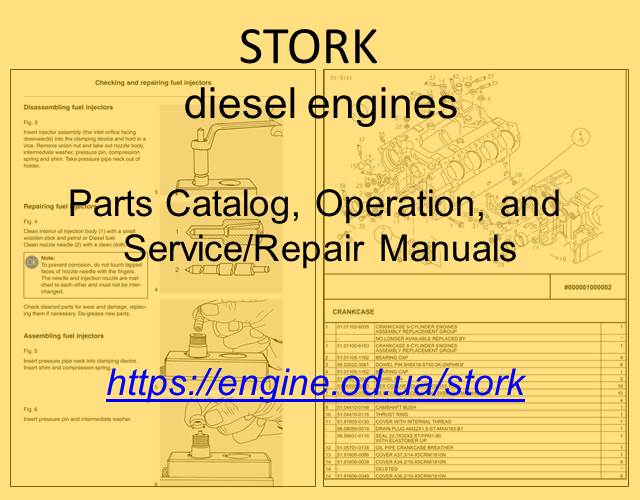 Stork Diesel engine PDF Technical Manuals and Spare Parts Catalogs